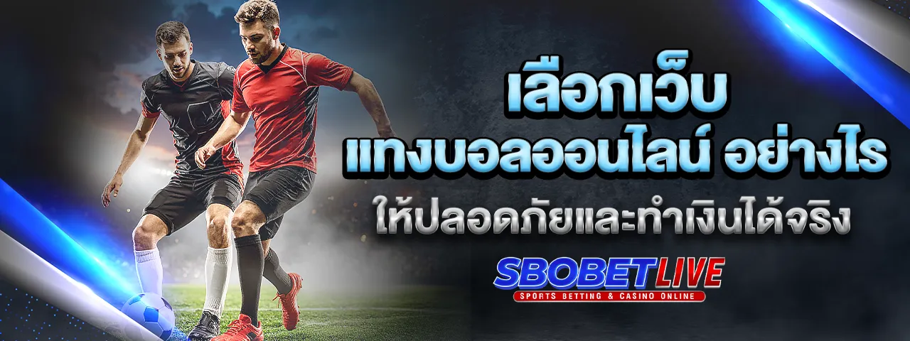 You are currently viewing เลือกเว็บ แทงบอล ออนไลน์ อย่างไร ให้ปลอดภัยและทำเงินได้จริง